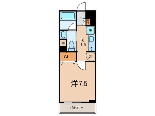 GENOVIA学芸大学の物件間取画像